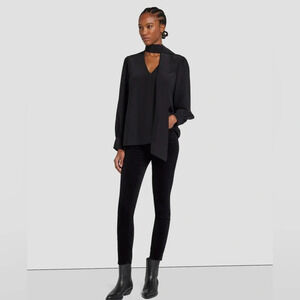 7 For All Mankind Velvet High Rise Skinny Pants, size  27